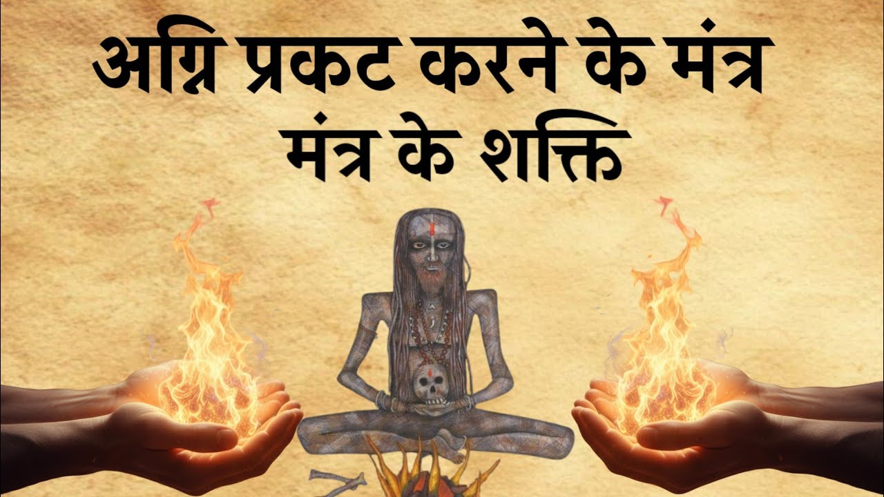 अग्नि प्रकट करने का मंत्र ,मंत्र जप करते ही होगी अग्नि प्रकट।