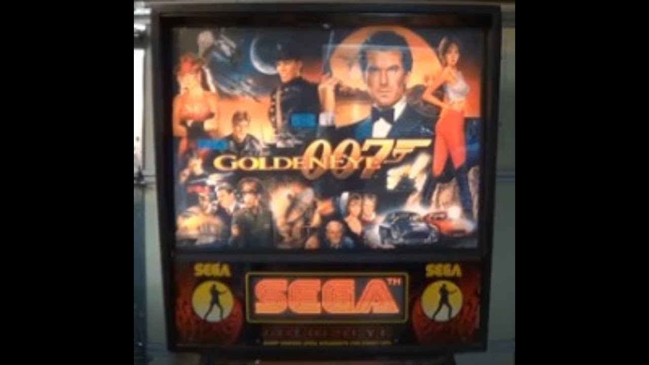GOLDENEYE PINBALL MACHINE - BY SEGA 1996