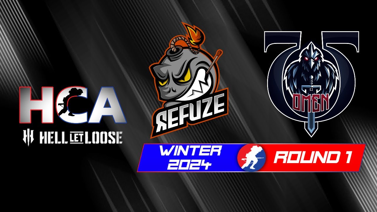 Competitive Hell Let Loose :: HCA Week 1 :: Omen vs. Refuze :: Omaha Beach :: Admin Cam + Commentary
