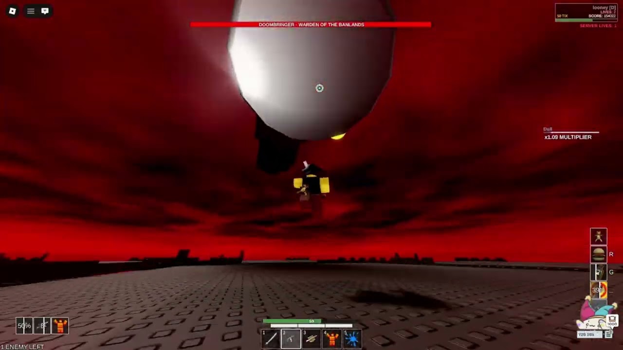 combat initiation stage 5 boss solo yipeee