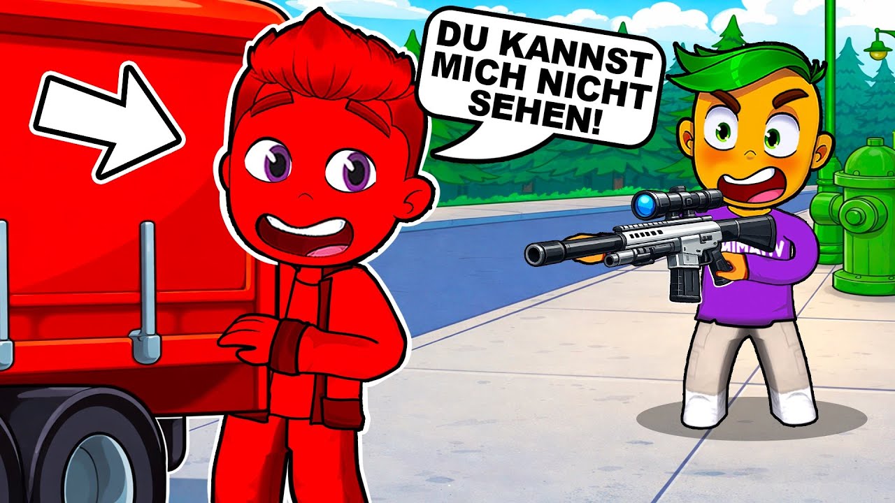Du Kannst Mich Nicht Finden... Ich Habe EXTREME TARNUNG Benutzt im Sniper Hide and Seek!