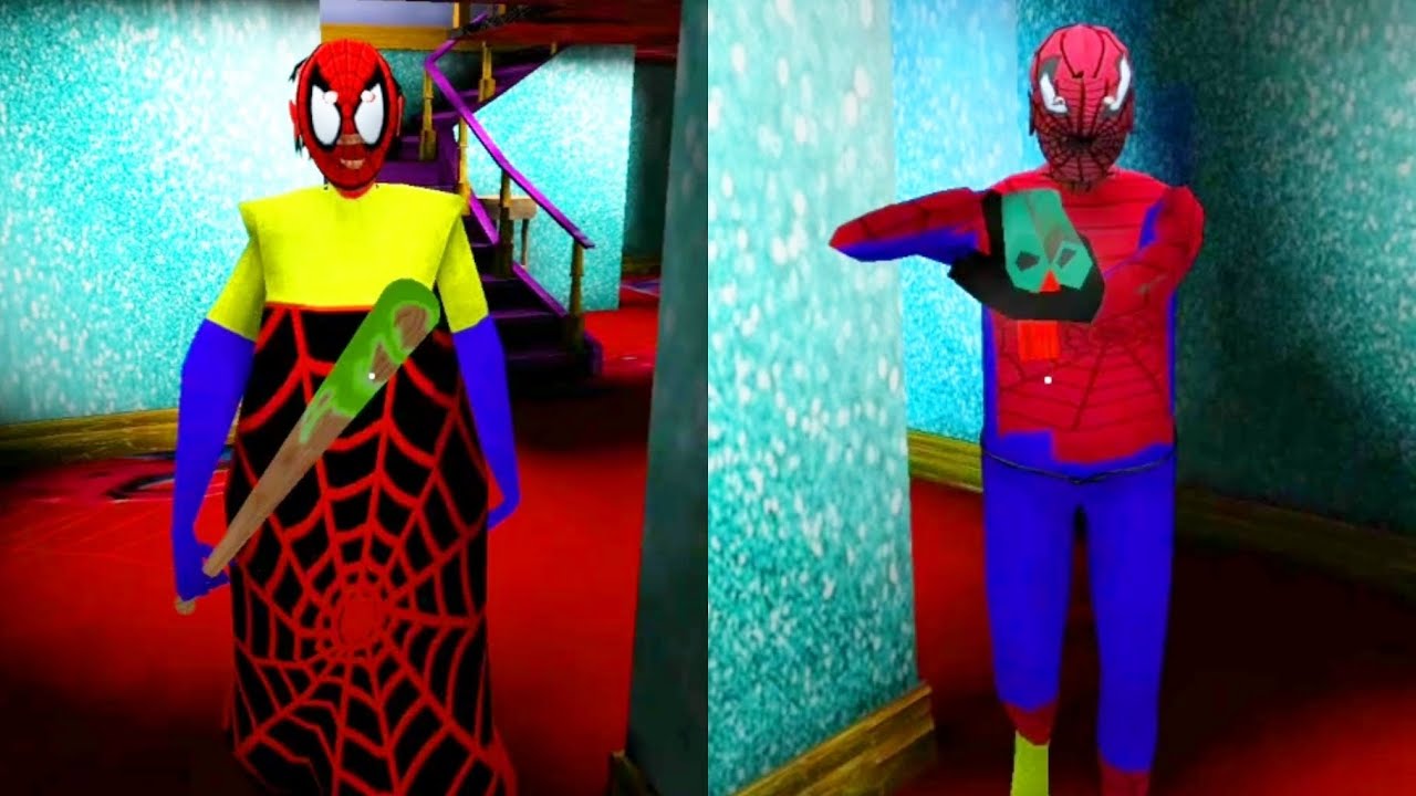 Multicolored Spiderman Granny 3 Full Gameplay