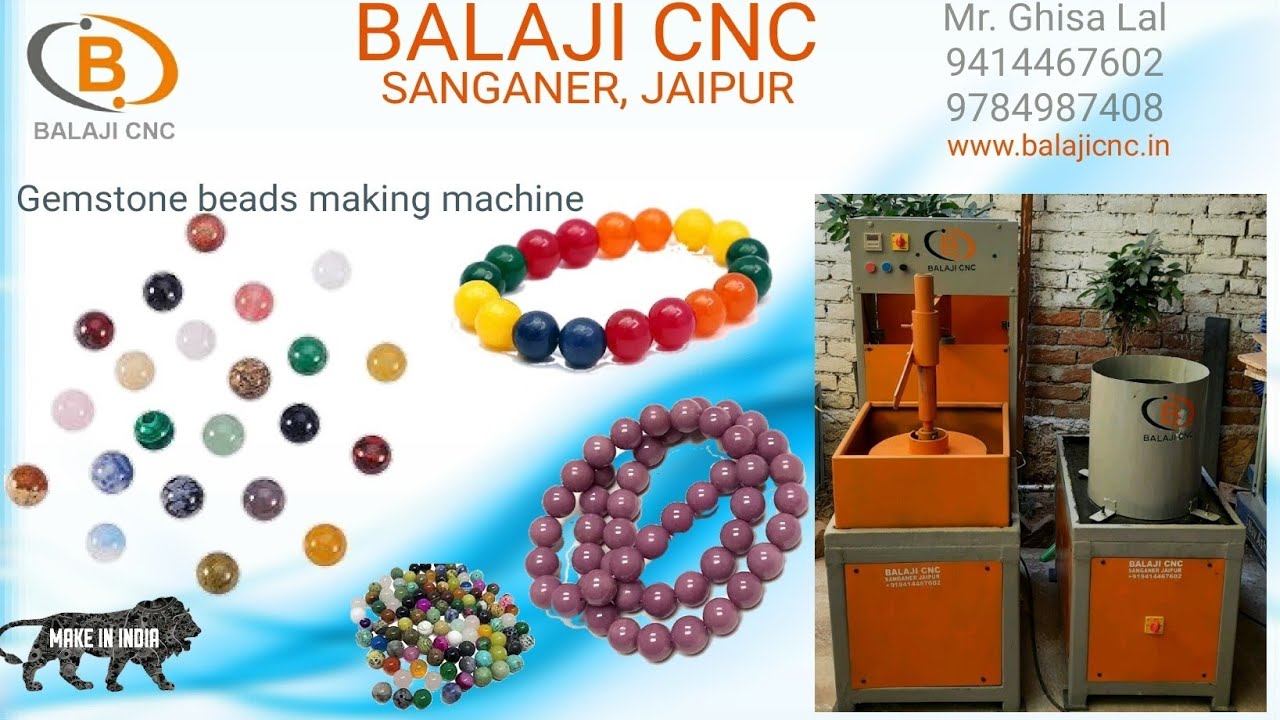 Gemstone beads making, lapping, Chamfering machine ( Automatic Beads making machine )