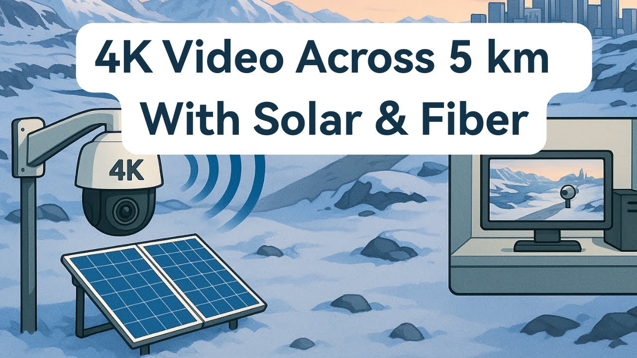 How Does a Camera Send 4K Video 5km Away?