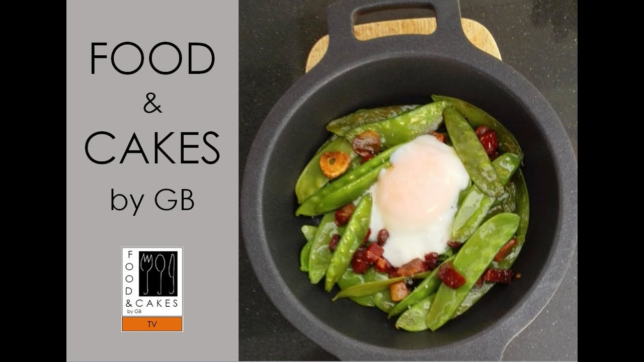Food&Cakes by GB / Tirabeques con jamon y huevo a baja temperatura