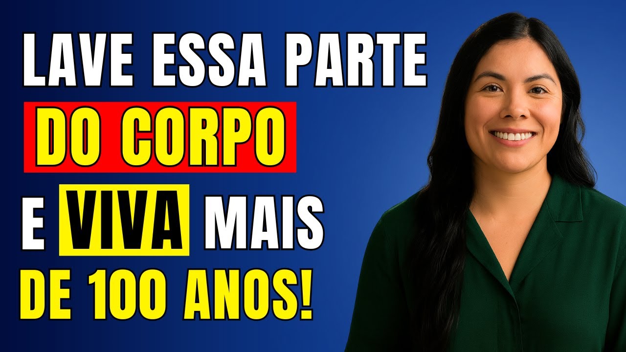 IDOSOS, Se Você Não Lava Estas Partes, PODE ESTAR ENCURTANDO Sua VIDA