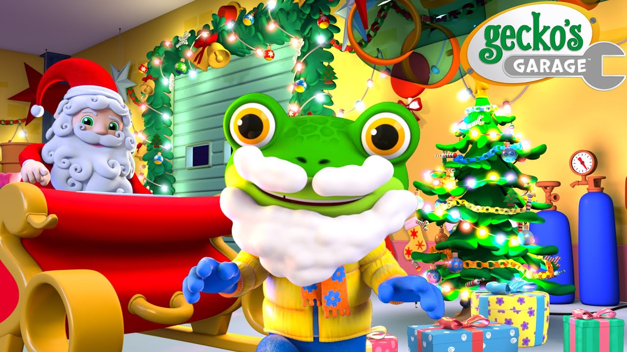 Santa is Lost in the Snowstorm! 🎅 | Gecko's Garage 🚚 | Cartoons For Kids | Toddler Fun Learning