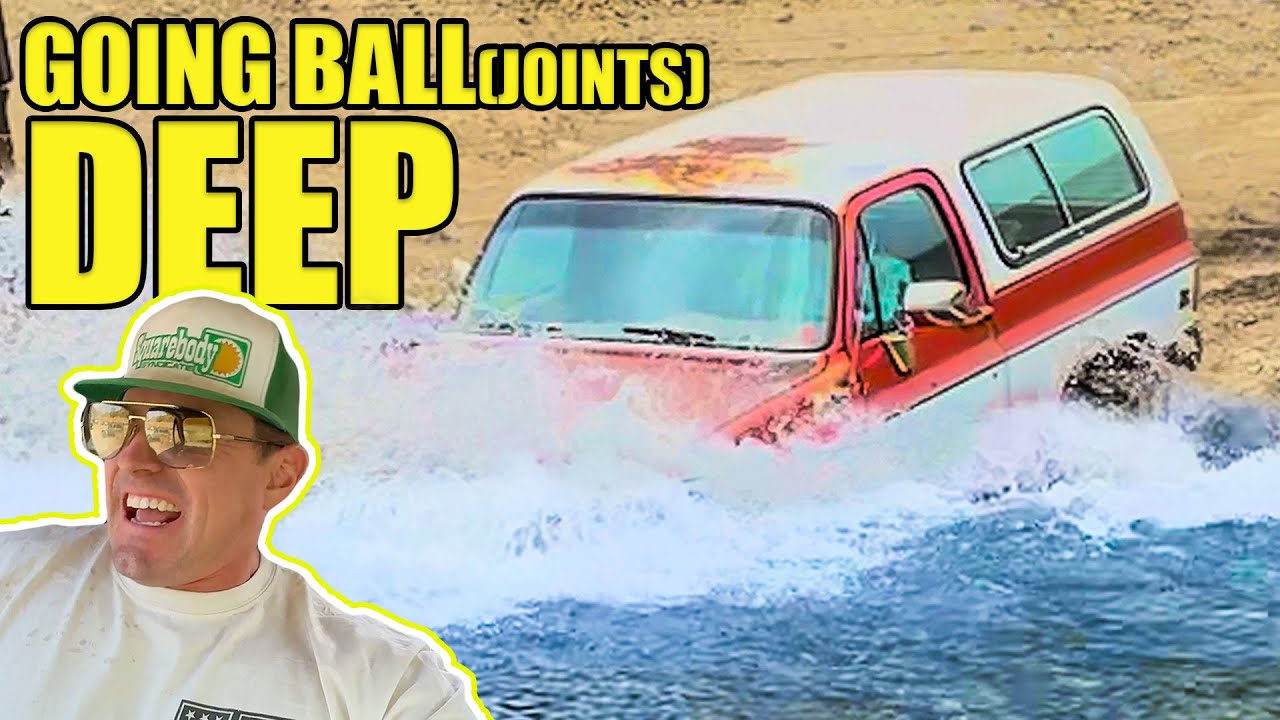 Sinking My Squarebody in a River.