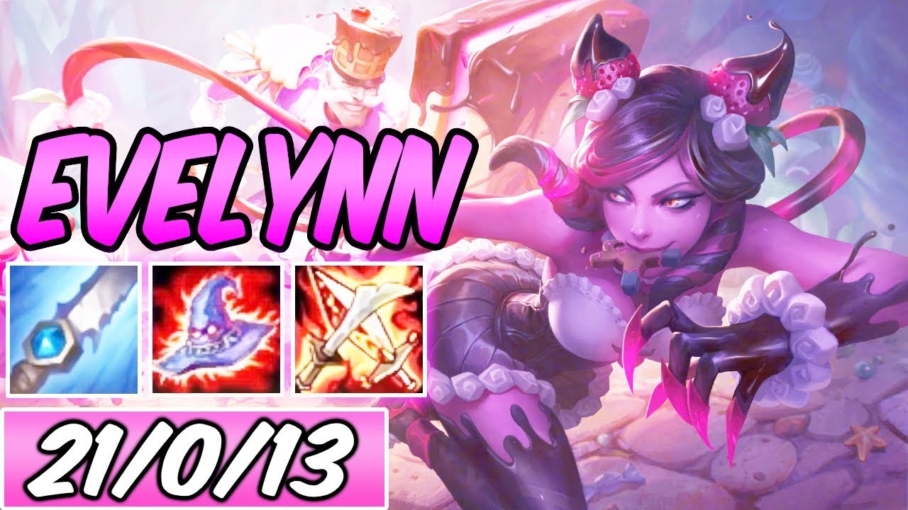 S+ SUGAR RUSH EVELYNN FULL AP JUNGLE | 85% K.P | Best Build & Runes | League of Legends | S10