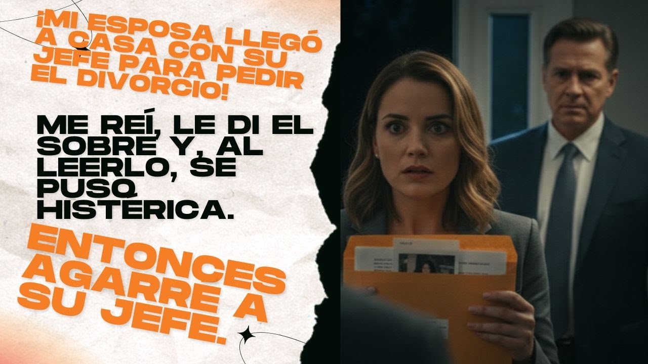 Mi esposa eligió a su jefe en lugar de a mí. Nunca imaginó mi respuesta.