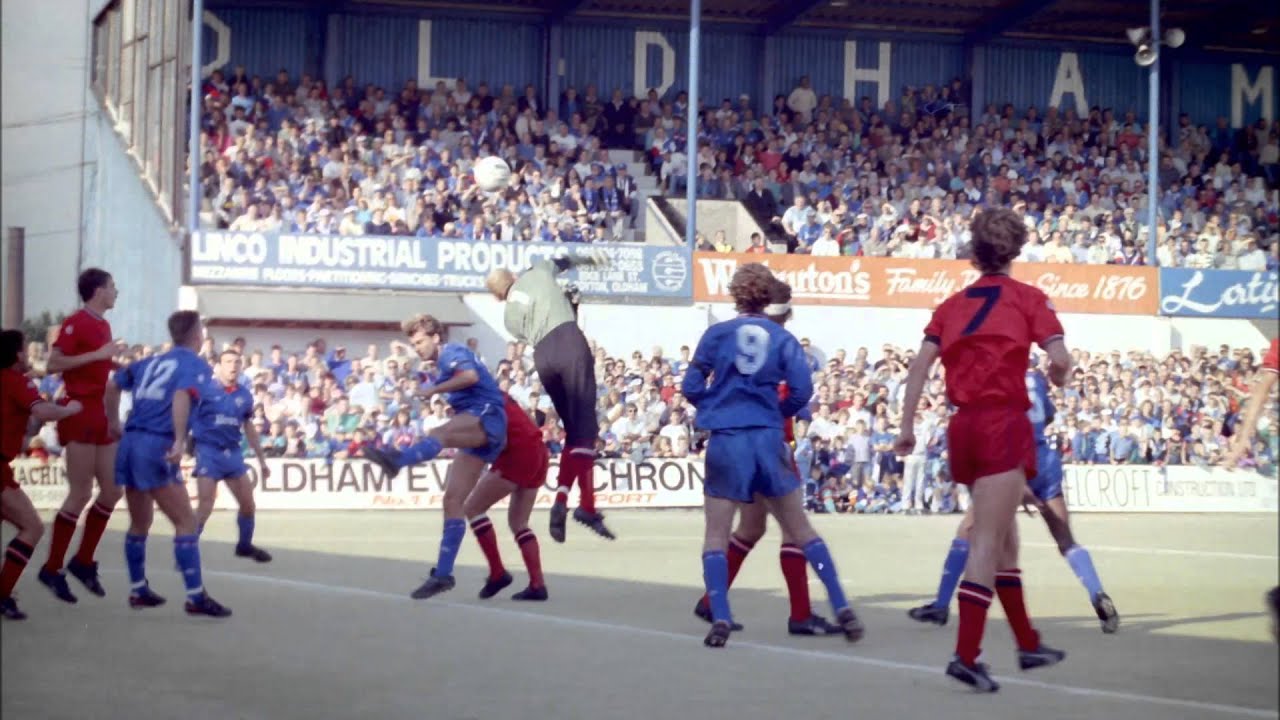 Oldham v Oxford 1990 on the plastic pitch, high quality photos