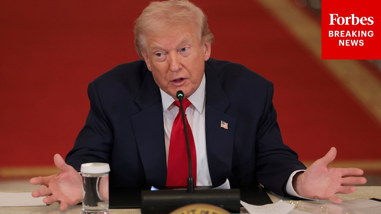 BREAKING: Trump Takes Questions At Roundtable Event After Demanding Iran's 'Unconditional Surrender'