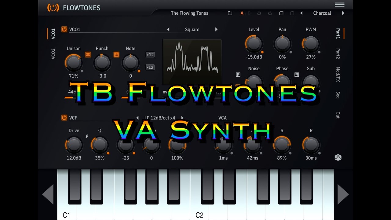 TB Flowtones - Virtual Analog Synthesizer by ToneBoosters - Demo for the iPad
