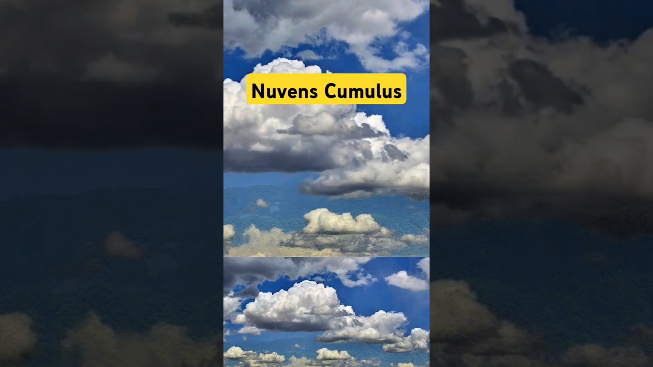 Nuvens Cumulus: como identificar e o que s&atilde;o? #ci&ecirc;ncia #geografia #terra