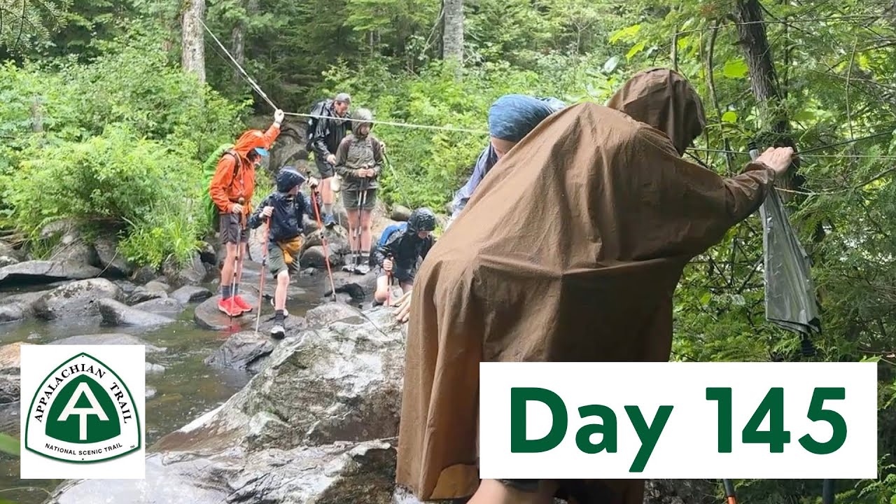 AT Thru Hike Day 145 - Rain, a big fall, and bee stings