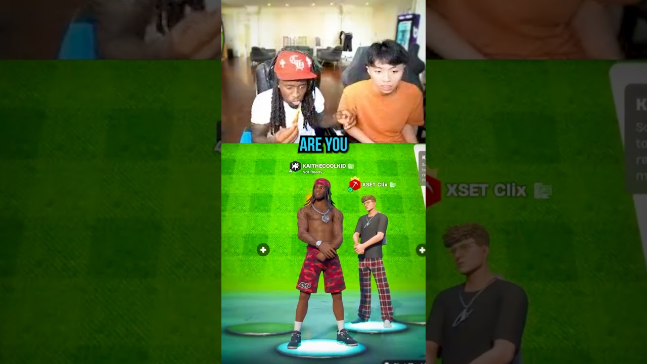 Ray Thought Kai Cenat's Fortnite Skin Is $800 🤣