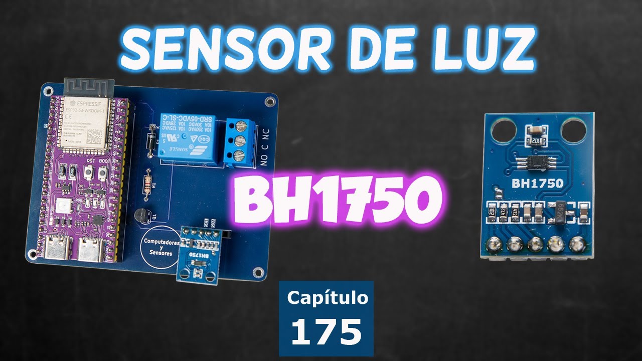 BH1750 (Luxómetro) con ESP32-S3 midiendo intensidad y como interruptor crepuscular