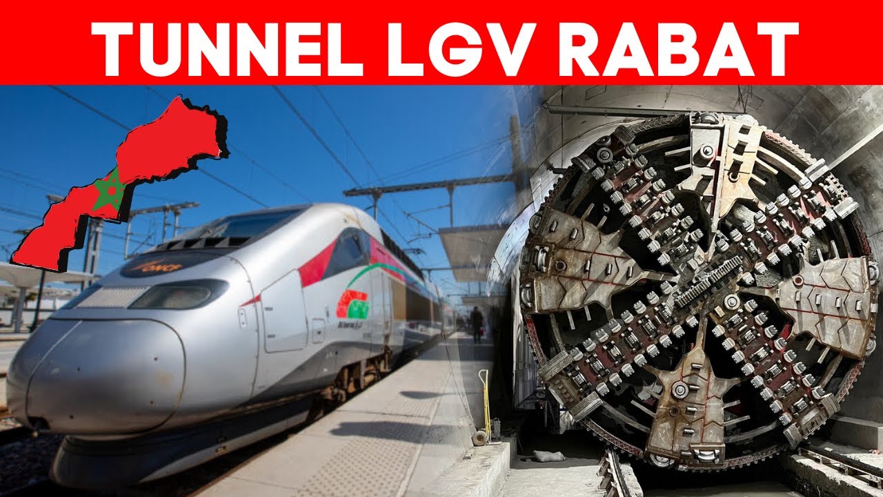 Rabat S'offre un Tunnel de  3,3km pour le TGV Kénitra-Marrakech