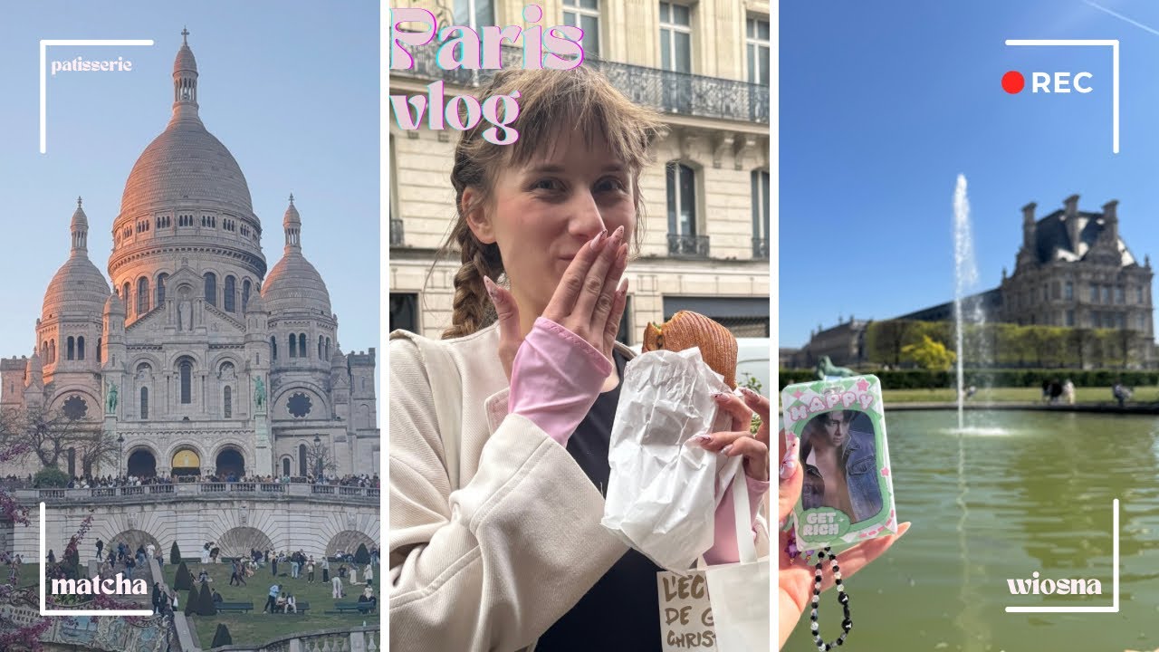 Paris Vlog ˚˖𓍢ִ໋⊹🥐✧˚. 🇫🇷⋆zwiedzanie, jedzenie i pro tipy