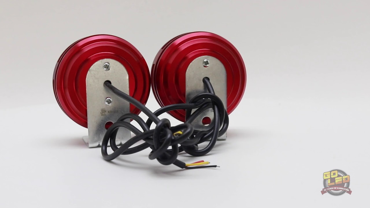 Faros LED Redondos con Strobes