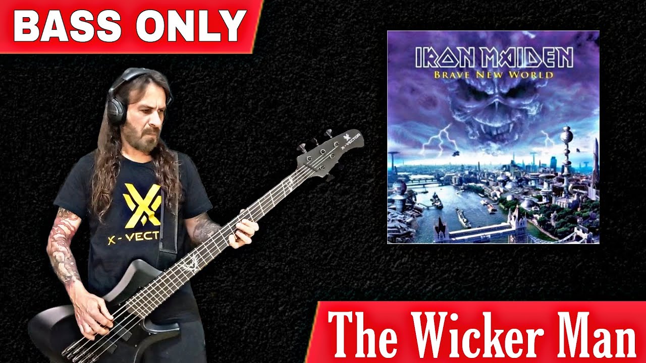 BASS ONLY | IRON MAIDEN THE WICKER MAN (BASS COVER)