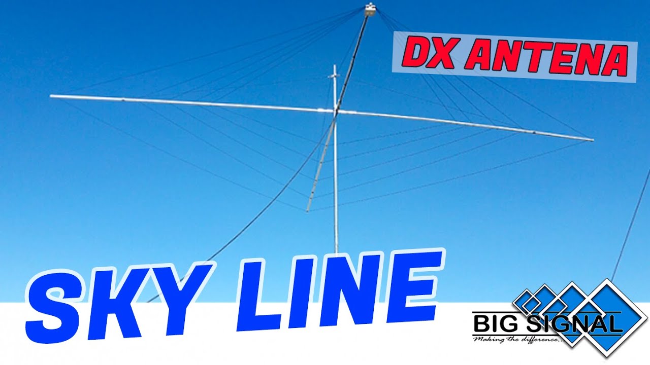 💯💯 Mejor DX ANTENA 📡 HF SKYLINE Big Signal 📡 Spain INSTALACIÓN Bandas 20 17 15 12 10 m 📻 Ham Radio