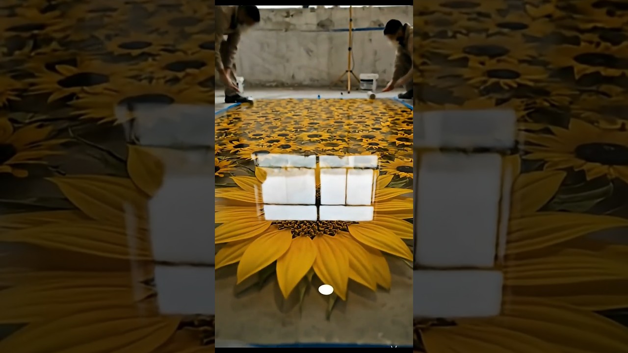 Sun flower's epoxy flooring... 