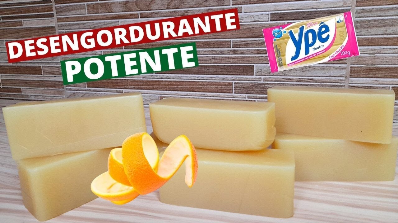 SABÃO GLICERINADO DE LARANJA  -  DESENGORDURANTE E POTENTE  - FAÇA E VENDA