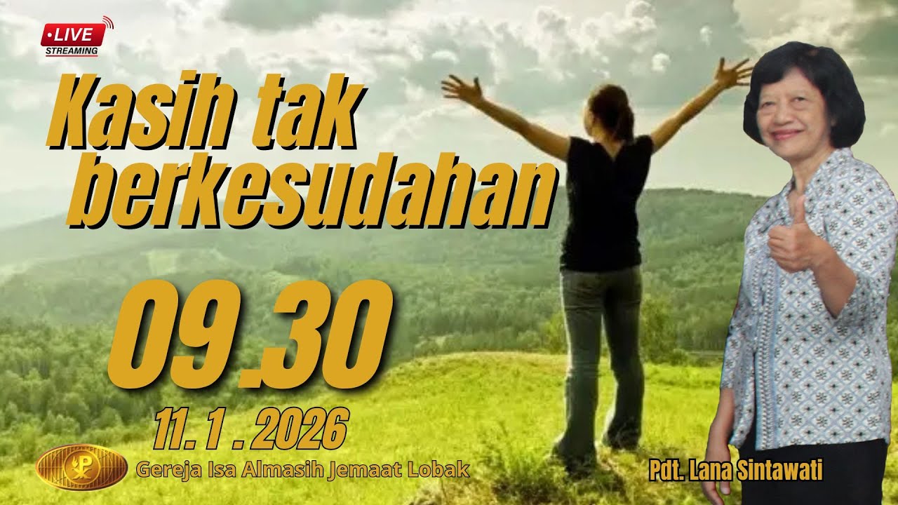 Ibadah  Raya II | Pdt. Lana Sintawati | Minggu, 11 Januari 2026 Pk. 09.30 WIB