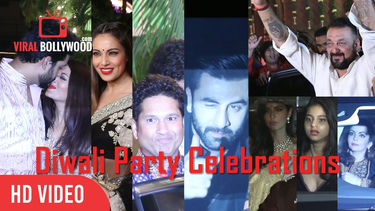 UNCUT - Bachchan's Diwali Grand Party Celebrations | Ranbir, Katrina, Sanjay Dutt, Sachin, Bipasha