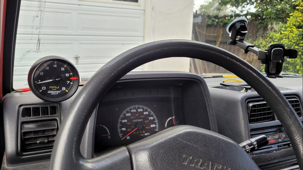 How to Install a Tachometer on a 1994 Tracker (16 valve)