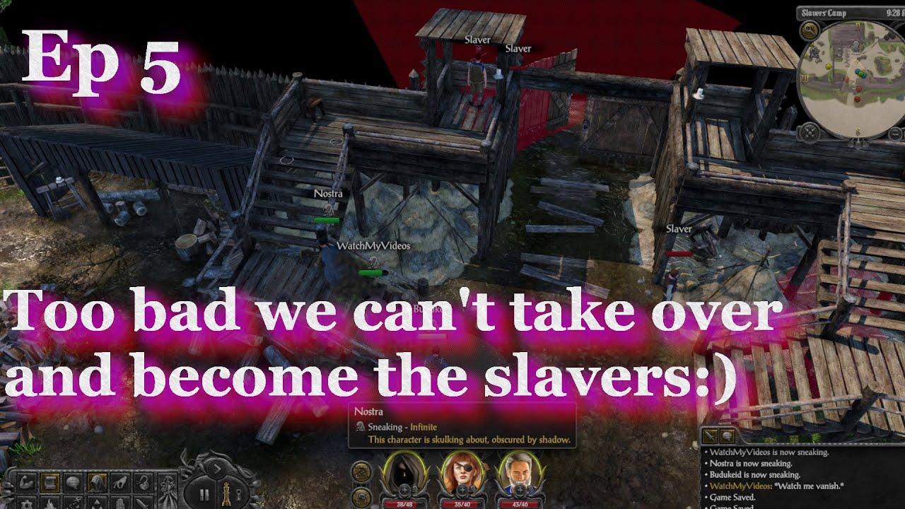 SwordHaven - Сложный режим, 5 серия - Лагерь работорговцев - Второй компаньон Будукейд - Они нам ...