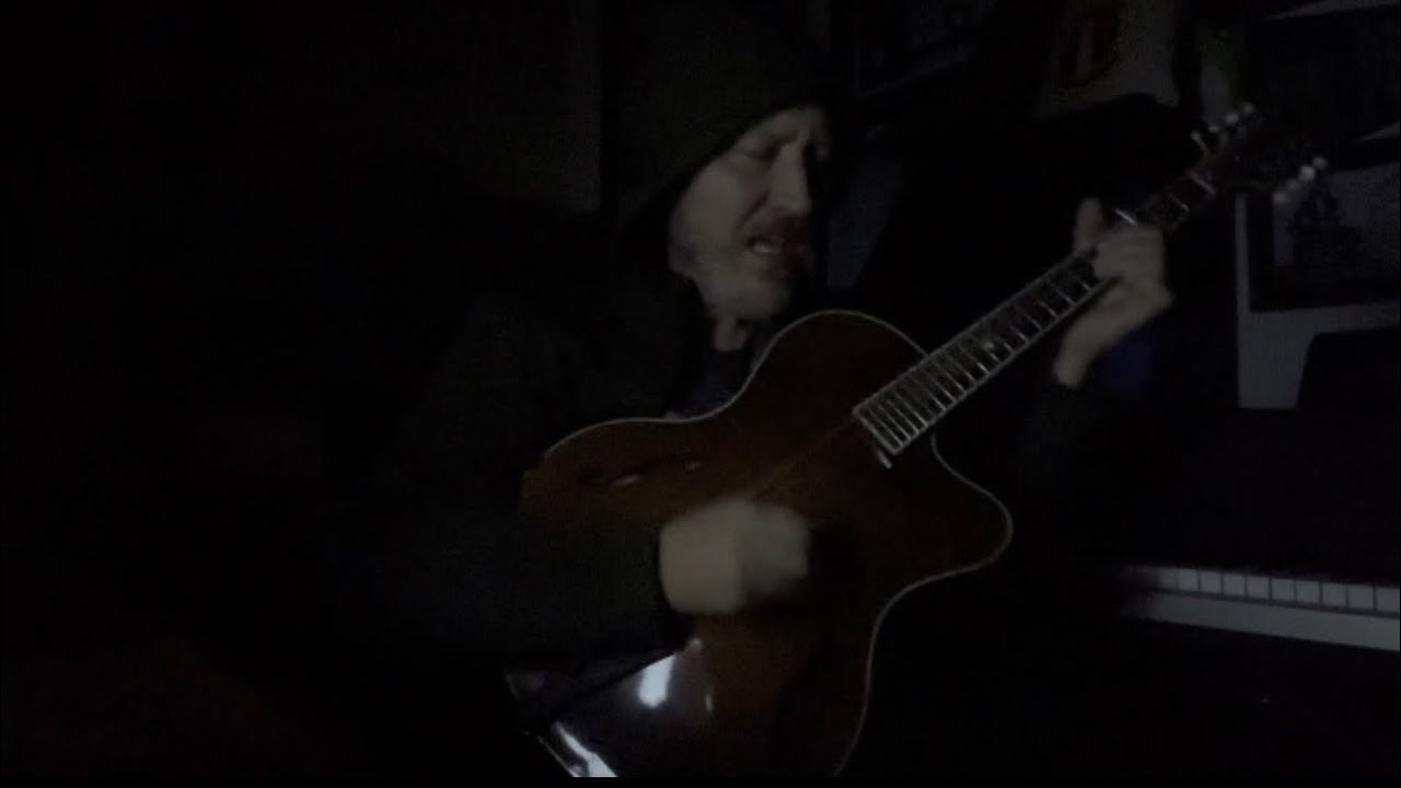 Wasted years Iron Maiden cover on a Clark octave mandolin late night pickin.