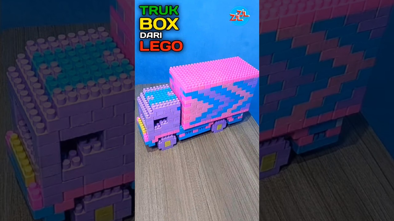 Membuat Truk Box dari Lego | Make a Box Truck from Lego 