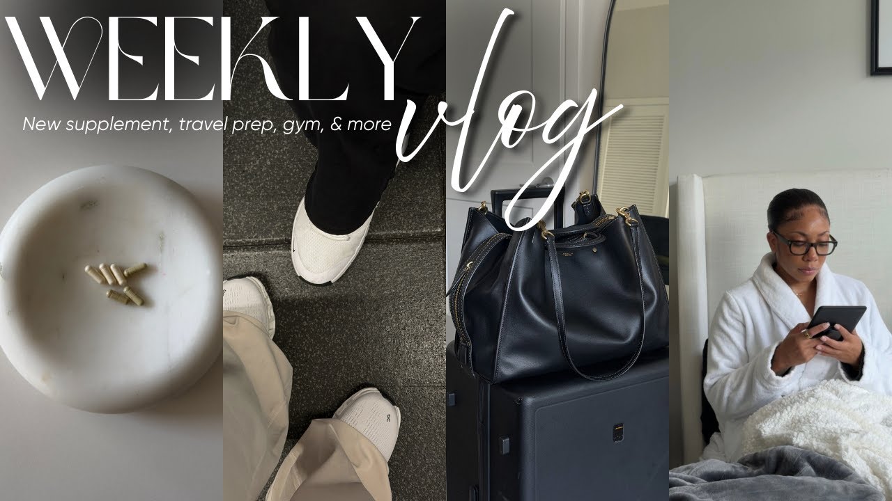 WEEKLY VLOG | house updates, fitness chat, hair failure, filming a campaign, packing, & more
