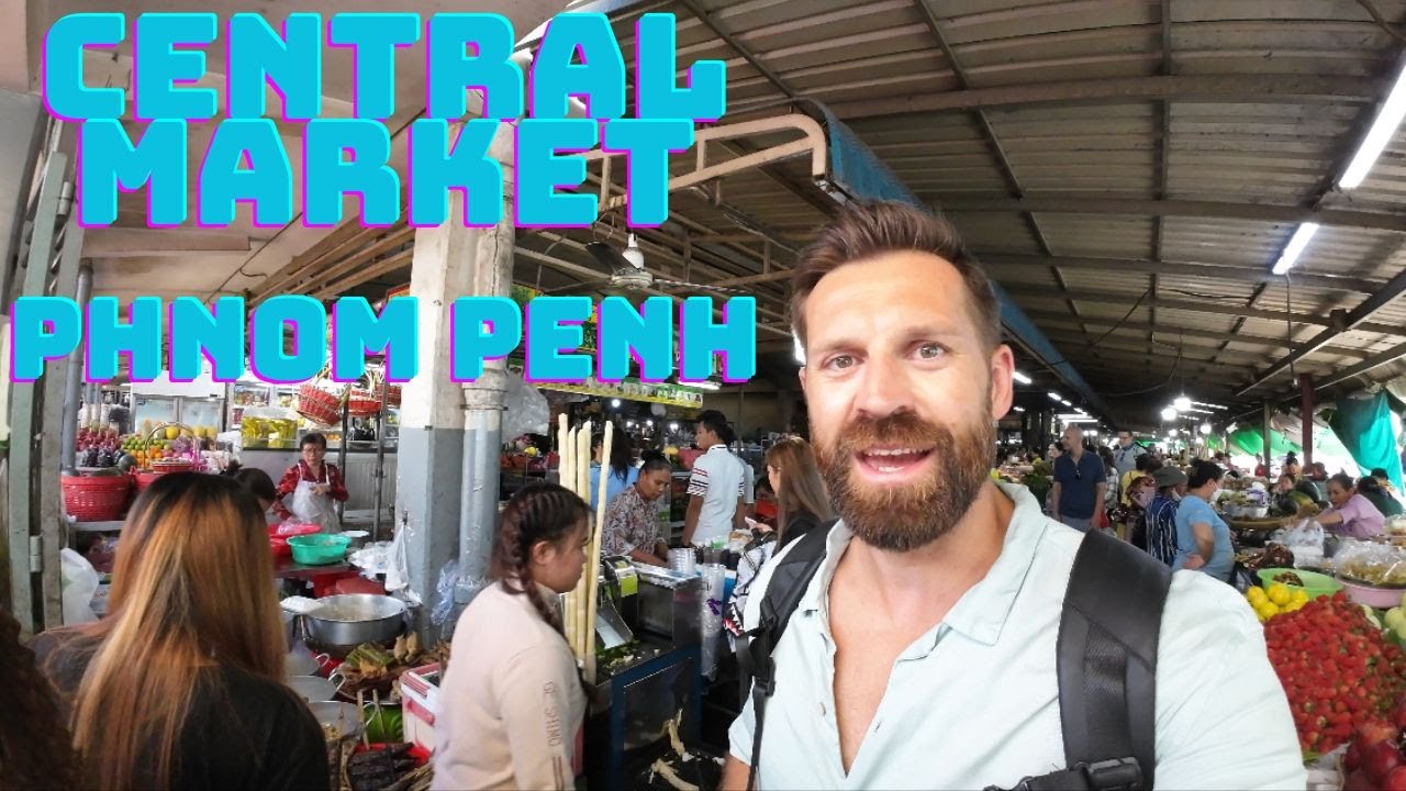 Central Market in Phnom Penh! Cambodia🇰🇭, #phnompenh #centralmarket
