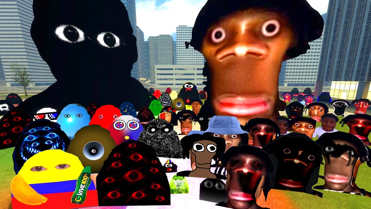 Angry Munci Nextbots Family And Juandale Pringle Nextbots Chasing me in Garry's Mod.
