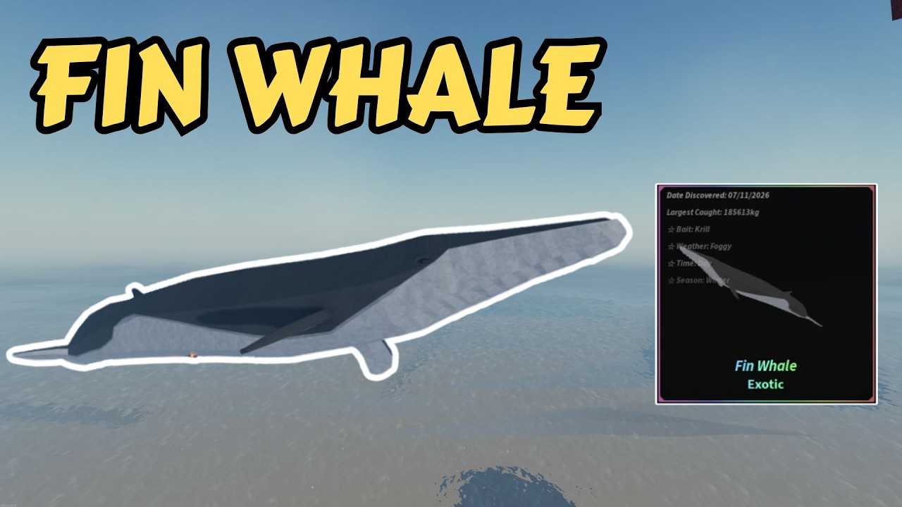 Как поймать финвала (новая миграция) | Fisch | Roblox