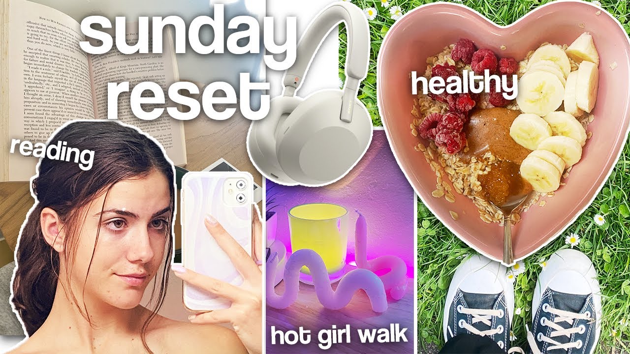 sunday reset - day in my life as a teenage girl working for herself 🤍
