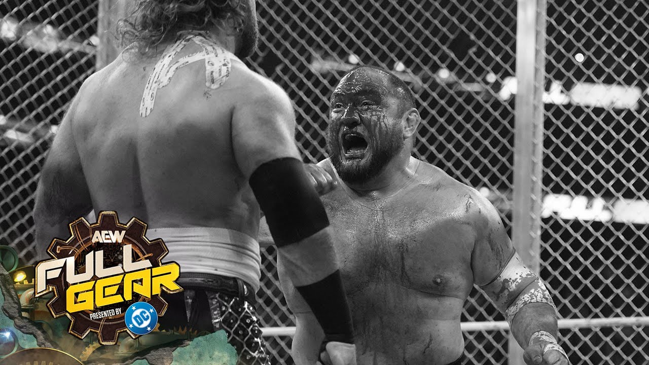 Хангмен Пейдж против Самоа Джо: ОСНОВНЫЕ МОМЕНТЫ МАТЧА ЗА ЧЕМПИОНСТВО AEW | AEW Full Gear 2025