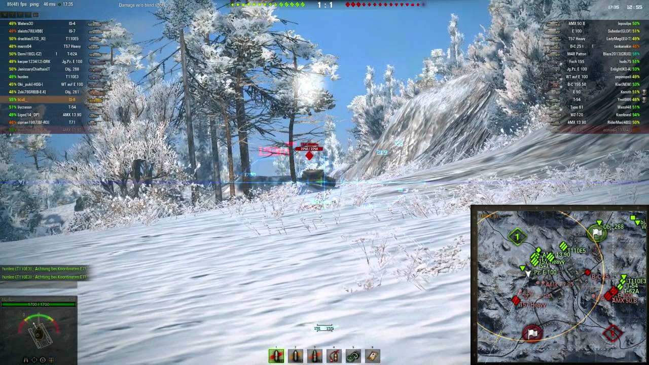 WOT IS-8 Ace Tanker 4.8k Damage 1.400EP