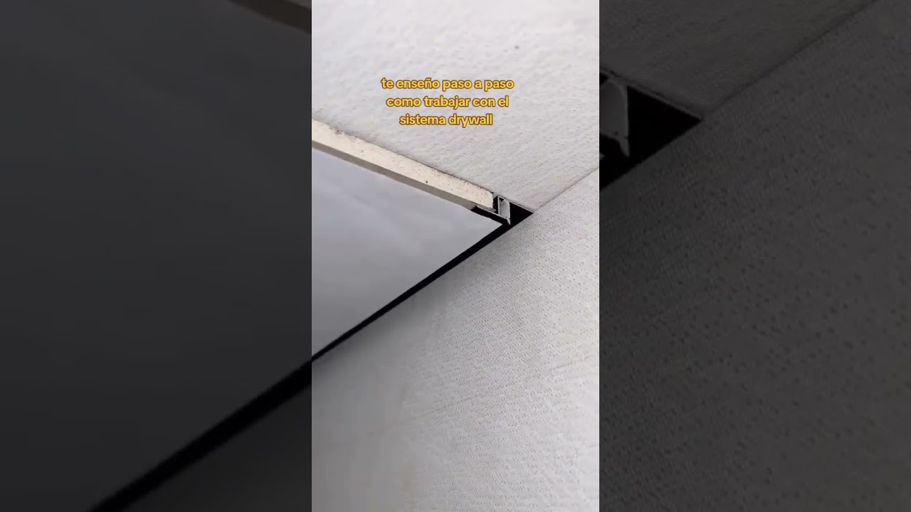 Perfil con luz led, ideal para la colocaci&oacute;n de paneles de yeso mas decoraci&oacute;n luminaria #drywall