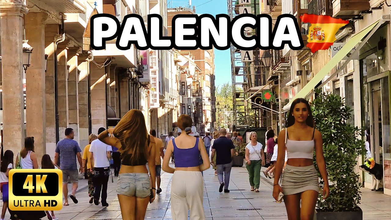 🇪🇦[4K] PALENCIA Walking Tour - Spain’s Valuable Cities - Castilla y León