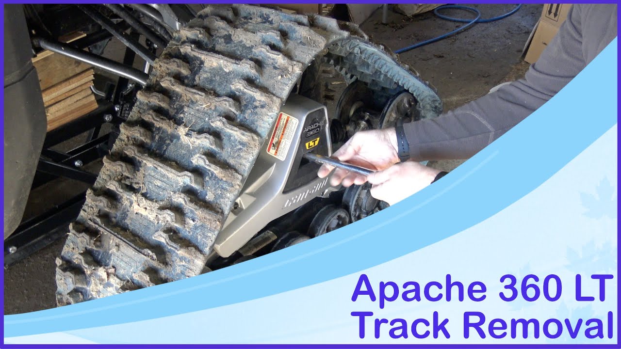 Can Am Defender HD10 Apache 360 LT Track Removal