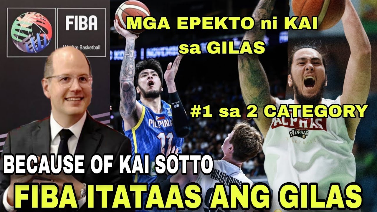 FIBA ITATAAS Ang GILAS DAHIL sa PAGBABALIK ni KAI SOTTO | #1 si KAI sa 2 CATEGORY sa JAPAN B-LEAGUE 