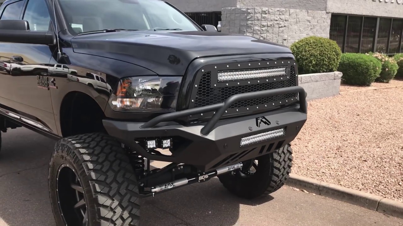 2017 ram 2500 8 inch BDS Suspension 4 link lift fox shocks 40/15.50/22 tires 22x12 Fuel wheels