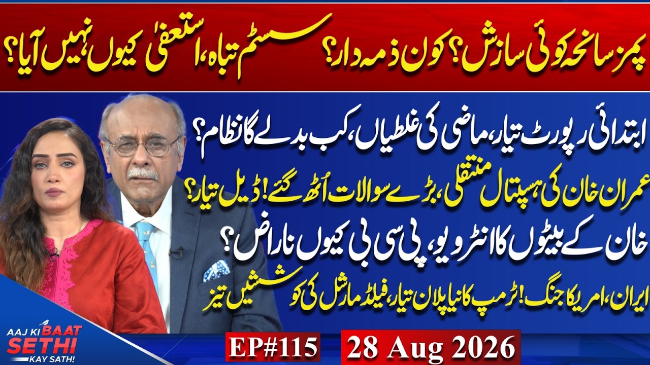 PIMS Incident: Who&rsquo;s Responsible?/PTI&rsquo;s Global Lobbying/PCBvsSky Sports/US-Iran Talks | Najam Sethi