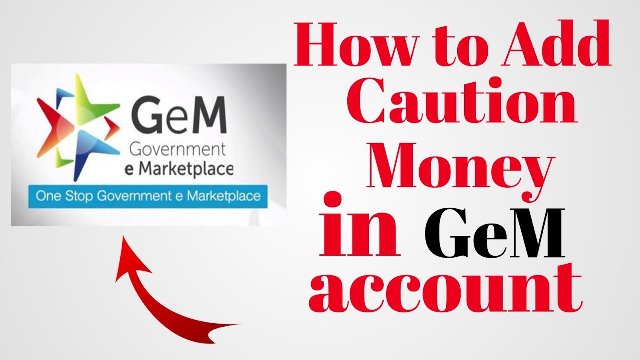 How do you complete the payment for caution money in GeM Portal?