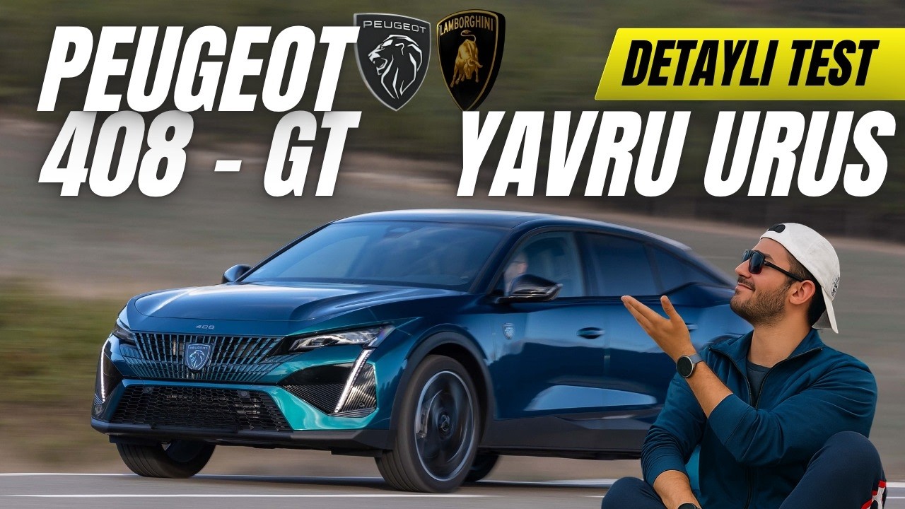 2025 Peugeot 408 - GT 1.2 | Yavru Urus mu? | Test & İnceleme | Performans, Yakıt ve Sürüş Deneyimi