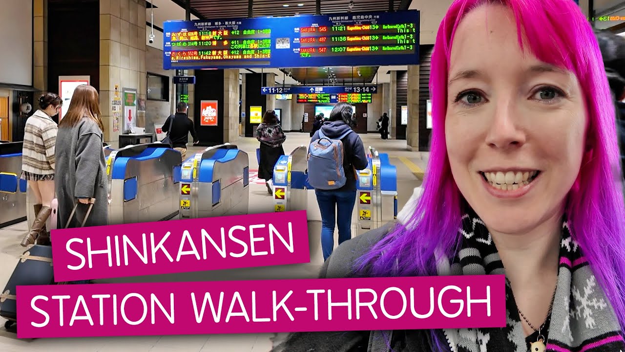 How to Find your Platform for the Shinkansen 🚅 Station Walkthrough in Japan